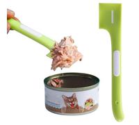 Cuillère pour Chien et Chat - Cuillère à Nourriture pour Animaux de Compagnie à Angle Droit | Pelle à poignée Confortable pour Chiens, Chats, boîtes de Nourriture Humide et grattage Facile