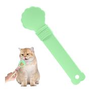 Cuillère pour mangeoire à rayures pour chats - Presse-pression pour sacs à collations pour purée liquide, gadgets pour aliments en conserve, barres distributrices pour pâtes lécabil