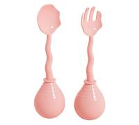 Cuillère pour tout-petits résistante à la chaleur | Ustensiles pour en toute sécurité et touche douce, bords mous Ustensiles pour l'école, le restaurant, le camping 1.38x