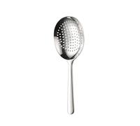 Cuillère professionnelle à manche court en acier inoxydable, avec passoire, pour un service précis, accessoires de cuisine, barbecue, poignée résistante à la