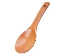 Cuillère professionnelle en bois de teck de 25,4 cm, poignée ergonomique, anti-rayures, agitateur avant pour sauces, soupes, cuillères en teck résistantes aux hautes températures
