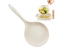 Cuillère rainurée en silicone Ustensile passoire écumoire antiadhésive | Cuillères mélange service pour frire, barbecue, légumes, œufs, pain, cornichons, pâtes et salade