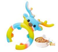 Cuillère reste pour la cuisson - Porte d'ustensiles en silicone pour plan plat, spatule et tour Reste Frire la poignée | Pleurs de cuillère non slip, outil de cuisine résistant à la chaleur pour c