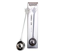 Cuillère ronde en poudre liquide pour café, poudre, thé, cuisine, assaisonnement, cuillères à utiliser pour les amoureux