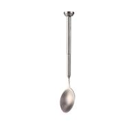 Cuillère télescopique en acier inoxydable pour mélanger - Ustensiles de cuisine, couverts rétractables pour voyage, pique-nique, salle à manger, 19,6 à 44,5 cm extensible