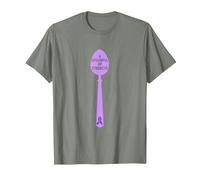 Cuillère Theory idée pour Les Femmes et cuillère Lupus fibromyalgie T-Shirt, Homme, Vert Kaki chiné, M