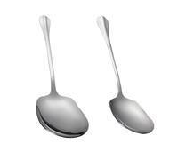 Cuillères - 1 cuillère de cuisine | Outil d'alimentation de riz | Cuillères en acier inoxydable extra large | Flotus portables | Salade de cuisine Servir Ustensiles Ustensile