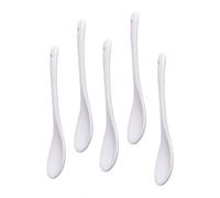 Cuillères à café - Da.Wa - Porcelaine blanche - Lot de 5 - Résistantes à la chaleur