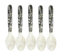 Cuillères à caviar en nacre | Cuillère Perle 5 Pièces - Cuillères Décoratives Pour Caviar Pour Crème Glacée Au Caviar
