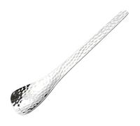 Cuillères à crème glacée à long manche | Cuillère à dessert plate ergonomique pour idéal, beurre de noix, café, latte, cocktail, fête, maison, cuisine, café, bar