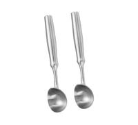 Cuillères à crème glacée pratiques en acier 304 non amovible Outil de cuisine ergonomique pour boissons sorbets et ustensiles de cuisine nécessaires à la cuisson pour crème glacée et dessert