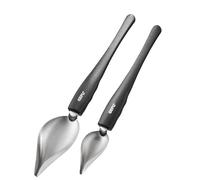 Set de 2 cuillères à décorer Kulinari - - Argent - Inox