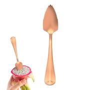 Cuillères à pamplemousse, cuillères dentelées en acier inoxydable, outil de cuisine élégant, ustensile de cuisine pour agrumes, kiwi et desserts, gadget de cuisine pour ramasser sans effort