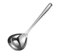Cuillères à soupe à long manche pour dessert, cuisine, hôtel, yaourt | Cuillères à soupe profondes, long manche profond en acier inoxydable pour café, thé, gâteaux, pots, pudding, céréales