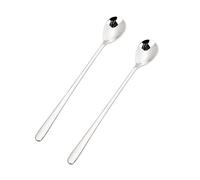 Cuillères à table 2-piece Long Handle Tea Spoon Stainless Steel
