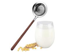 Cuillères à tamis pour la cuisson - Ustensiles de cuisine avec gaze pour ramasser | Écumoire pour soupe et liquides | Pâtes au lait de soja à la fondue grasse et à servir