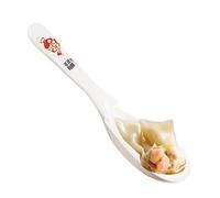 Cuillères chinoises | Cuillère à soupe de cuisine | Design crochet profond Cuillère à soupe chinoise Won Ton pour manger du riz, Wonton, céréales, famille, amis, parents