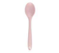 CuillèRes De Cuisine Louche à soupe en silicone long manche, passoire, cuillère salade de riz, cuillères café cuisine(L-Pink Spoon)