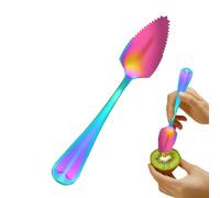 Cuillères de pamplemousse avec bord dentelé - Ustensile scié pour extraire - Cuillères en acier inoxydable pour servir | dessert, fruits, petit-déjeuner, manger