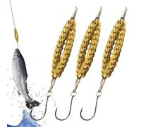 Cuillères De Pêche 3 Pièces Appâts Métalliques Plongeants pour La Carpe | Leurres truite à design chaîne brillante Pour Pêche Du Bord Traîne Lancer Carpe Silure Saumon Sandre