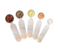 Cuillères Doseuses De Cuisine | Lot De 5 Ustensiles De Portion Pour Service Alimentaire,Cuillères Doseuses Restauration,pour Cuisine Traiteur Restaurant Commercial Buffet