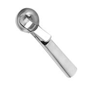 Cuillères en acier antirouille pour glaces, fruits et desserts, conceptions ergonomiques avec dégagements rapides, lavables lave-vaisselle, cuillères Dahi de congélation