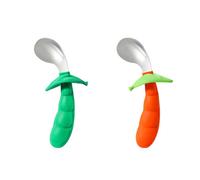 Cuillères En Silicone Sans Bpa Pour Bébé De Plus De 6 Mois, Pour Auto-Alimentation, Pour Le Sevrage Led