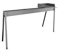 Cuillères et rôtissoires avec barbecue au charbon 140 cm Torino Grill 100 + 40 Plus (140 cm) en fer aluminium