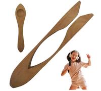 Cuillères musicales Cuillère en bois naturel Instruments de percussion de concert Instrument rythme traditionnel classique pour la musique folklorique les spectacles en direct l'enseignement préscol