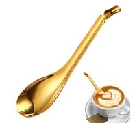 Cuillères perforées - Cuillère à caviar en acier, passoire de bar en argent et or, passoire de cuisine portable, accessoire de cuisine polyvalent, outil de mélange résistant | Sférification