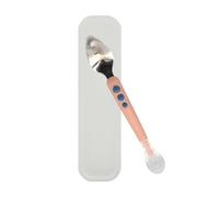 Cuillères | Ustensiles cuisine à double tête dentelée | Cuillères repas apprentissage alimentation | Pour Fruits, Glace, Nourriture, Camping, École,
