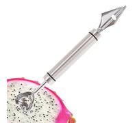 Cuilleur à d'Eau - Double Cuillère à Boules en Acier Inoxydable - Pour Glace Sorbet Dessert et Cuisine - Ustensile de Cuisine et Service à Table