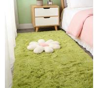 CUIMEI Moquette Salon 330 x 330 cm, Soft à Poils Longs Moelleux, Antidérapant, Intérieur Moderne Décoration, pour Salon Chambre à Coucher Tapis De, Fruit Vert