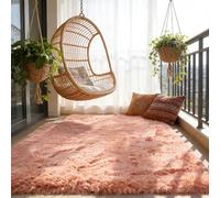 CUIMEI Tapis Chambre Bebe 290 x 360 cm, Confortable, Polyester Lavable, Parfait pour La Maison Différentes Tailles, pour Canapé Tapis Salon Chambre Enfant, Orange