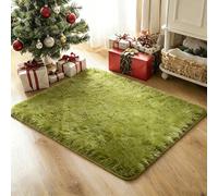 CUIMEI Tapis de Salon Lavable 105 x 310 cm, Moelleux, Antidérapant Épais, Lavable, Nature Mono Design Moderne, pour Chambre d'enfant Tapis Moelleux de Salon, Fruit Vert