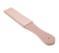 Cuir à Affûter - Bloc d'Affûtage - Outil de Finition Double Face avec Manche Ergonomique pour Couteaux de Cuisine et Ciseaux à Bois