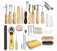 Cuir à coudre outils 25 pièces à la main à coudre kit de réparation pour Craft DIY Kit