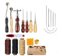 Cuir à coudre outils kit de réparation de 14 pièces à coudre à la main Craft DIY Kit