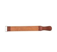 Cuir à Rasoir Manuel Large Marron pour Barbier, Polissage | Surface Lisse en Tissu Artificiel, pour Entretien du Coupe-choux, Séchage et Finition, Présent Souvenir