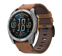 Cuir Bracelet pour Garmin Fenix 7, 22mm Cuir Bande Quick Fit Bracelet pour Fenix 8 47mm, Fenix 6, Fenix 6 Pro, Fenix 5, Fenix 5 Plus, Forerunner 945, Forerunner 935, Instinct, Approach S62, S60