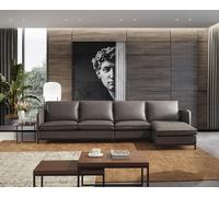 Cuir Canapé d'angle Canapé Chambre Siège Paysage L Forme Luxe Vivre Rembourrage