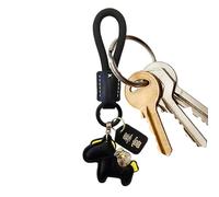 Cuir Chevaux Tascharm | Année du Cheval Apprentissage Porte-clés Décoration Bonheur - Clé de voiture Porte-clés | Pour femmes, hommes, famille, amis, voyages, trajets en plein air, multicolord2, Brown