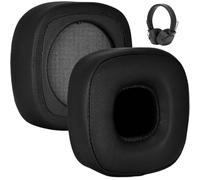 Cuir Coussinets de Remplacement pour Casque Marshall Major IV ANC, Écouteur Sur-Oreille Sans Fil/Filaire, Rembourrage en Mousse Anti-Bruit Compatible avec Headset Marshall Major 4, Noir