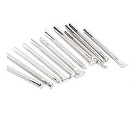 cuir de bricolage travaillant à gaufrer outils poinçon de timbre fixé pour la fabrication de selles en cuir12PCS Outil d'estampage en cuir Leather Tools Leather Tools Leather Tools