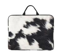 Cuir de Vache Marron,Housse pour Ordinateur Portable 14 Pouces, Sacoche pour Ordinateur Portable, Mallette avec poignée