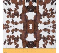 Cuir de vache Tissus au Metre, ferme Tissu en cuir de vache 460x150cm Chaise Canapé, Western Farm Animal skin extérieur Tissu imperméable à l'eau