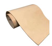Cuir de vache véritable tanné végétal, 3,5 mm d'épaisseur, première couche de qualité supérieure pour les loisirs créatifs, projets d'art faits à la main, matériau en cuir durable pour le travail du