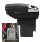 Cuir de voiture Accoudoir compatible avec Ford Focus 2 MK2 2007 2008 2009 2010 2011 Console Centrale Box Automotive Accoudoirs Boîte de rangement
