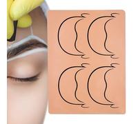 Cuir d'exercice avec encre pour cuir, cuir d'encrage en silicone | Faux cuir pour pratiquer | Feuille d'exercice en silicone réutilisable, cuir en bobine vide,