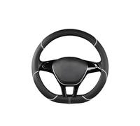 Cuir Housses Volant Voiture pour Mazda 5 Mazda 3 Mazda 6 2003-2009,Housses De Volants Antidérapantes Respirantes,Hiver et été Confortable,D Black White-Medium